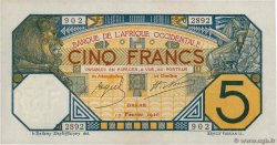 5 Francs DAKAR AFRIQUE OCCIDENTALE FRANÇAISE (1895-1958) Dakar 1926 P.05Bc