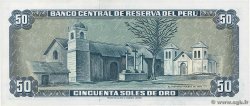 50 Soles de Oro PERú  1971 P.101b EBC