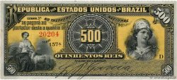 500 Reis BRASIL  1893 P.001a