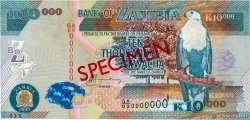 10000 Kwacha Spécimen ZAMBIE  2003 P.46s