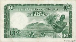 10 Shillings NIGERIA  1958 P.03 BB