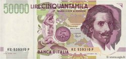 50000 Lire ITALIE  1992 P.116b SUP