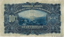 10 Dinara YOUGOSLAVIE  1920 P.021a TB