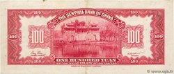 100 Yüan CHINA  1945 P.0394 VZ