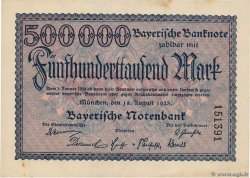 500000 Mark DEUTSCHLAND Munich 1923 PS.0930 fST