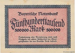 500000 Mark GERMANY Munich 1923 PS.0930 AU