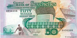 50 Rupees SEYCHELLES  1989 P.34 AU-