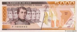 5000 Pesos MEXICO  1985 P.088a