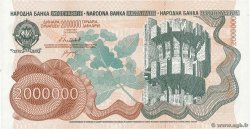 2 000 000 Dinara YUGOSLAVIA  1989 P.100 UNC