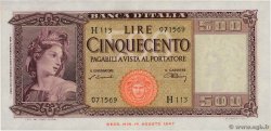500 Lire ITALIE  1948 P.080a