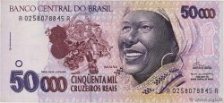 50000 Cruzeiros Reais BRAZIL  1994 P.242 AU-