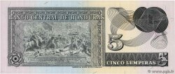 5 Lempiras HONDURAS  1977 P.059b UNC-