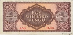 1 Milliard Pengo HUNGARY  1946 P.125 VF