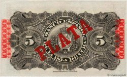 5 Pesos CUBA  1896 P.048b AU