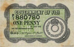 1 Penny FIJI  1942 P.047a VF