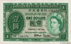 1 Dollar HONG KONG  1959 P.324Ab UNC-