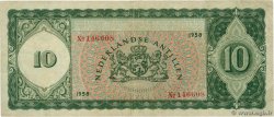 10 Gulden CURACAO  1958 P.46 TTB