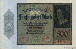 500 Mark GERMANIA  1922 P.073 q.FDC