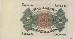 5 Millionen Mark DEUTSCHLAND  1923 P.090 VZ