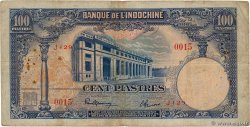 100 Piastres FRANZÖSISCHE-INDOCHINA  1940 P.079a S