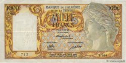 1000 Francs ALGERIA  1950 P.107a VF