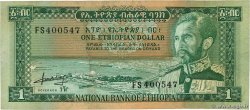 1 Dollar ETHIOPIA  1966 P.25a VF