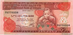 10 Birr ETHIOPIA  1991 P.43b UNC