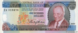 100 Dollars BARBADOS  1986 P.35B fVZ