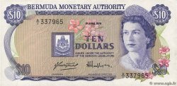 10 Dollars BERMUDA  1978 P.30a XF