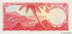 1 Dollar CARIBBEAN   1965 P.13j AU
