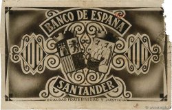100 Pesetas SPANIEN Santander 1936 PS.585a S