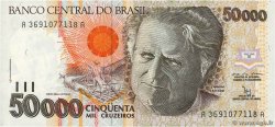 50000 Cruzeiros BRAZIL  1992 P.234a UNC