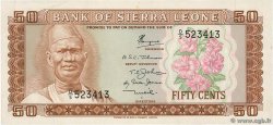 50 Cents SIERRA LEONE  1974 P.04b UNC-