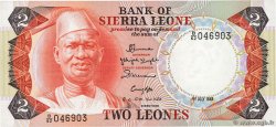 2 Leones SIERRA LEONE  1983 P.06f XF