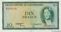 10 Francs LUXEMBOURG  1954 P.48a SUP+
