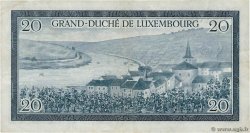 20 Francs LUXEMBURGO  1955 P.49a MBC