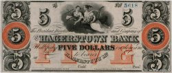 5 Dollars Non émis VEREINIGTE STAATEN VON AMERIKA Hagerstown 1850  ST