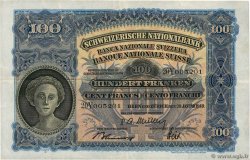 100 Francs SUISSE  1949 P.35v fVZ