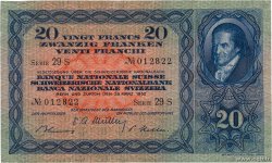 20 Francs SUISSE  1952 P.39t