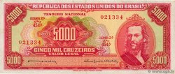 5000 Cruzeiros BRASILIEN  1964 P.182b SS