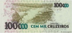 100 Cruzeiros Reais sur 100000 Cruzeiros BRAZIL  1993 P.238 UNC