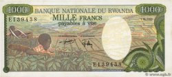 1000 Francs RWANDA  1978 P.14a NEUF
