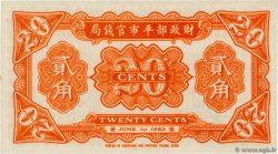 20 Cents CHINE Pékin 1923 P.0617a NEUF