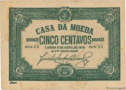5 Centavos PORTUGAL  1918 P.097 MBC