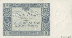 5 Zlotych POLOGNE  1930 P.072 pr.NEUF
