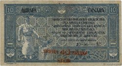 40 Kronen sur 10 Dinara YUGOSLAVIA  1919 P.017 BC