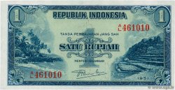 1 Rupiah INDONESIA  1951 P.038 SC+