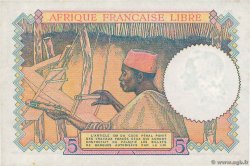 5 Francs FRENCH EQUATORIAL AFRICA Brazzaville 1941 P.06a UNC-