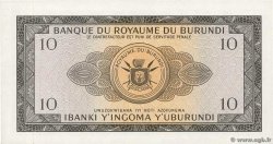10 Francs BURUNDI  1965 P.09 ST