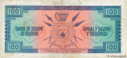 100 Francs BURUNDI  1965 P.17a fVZ